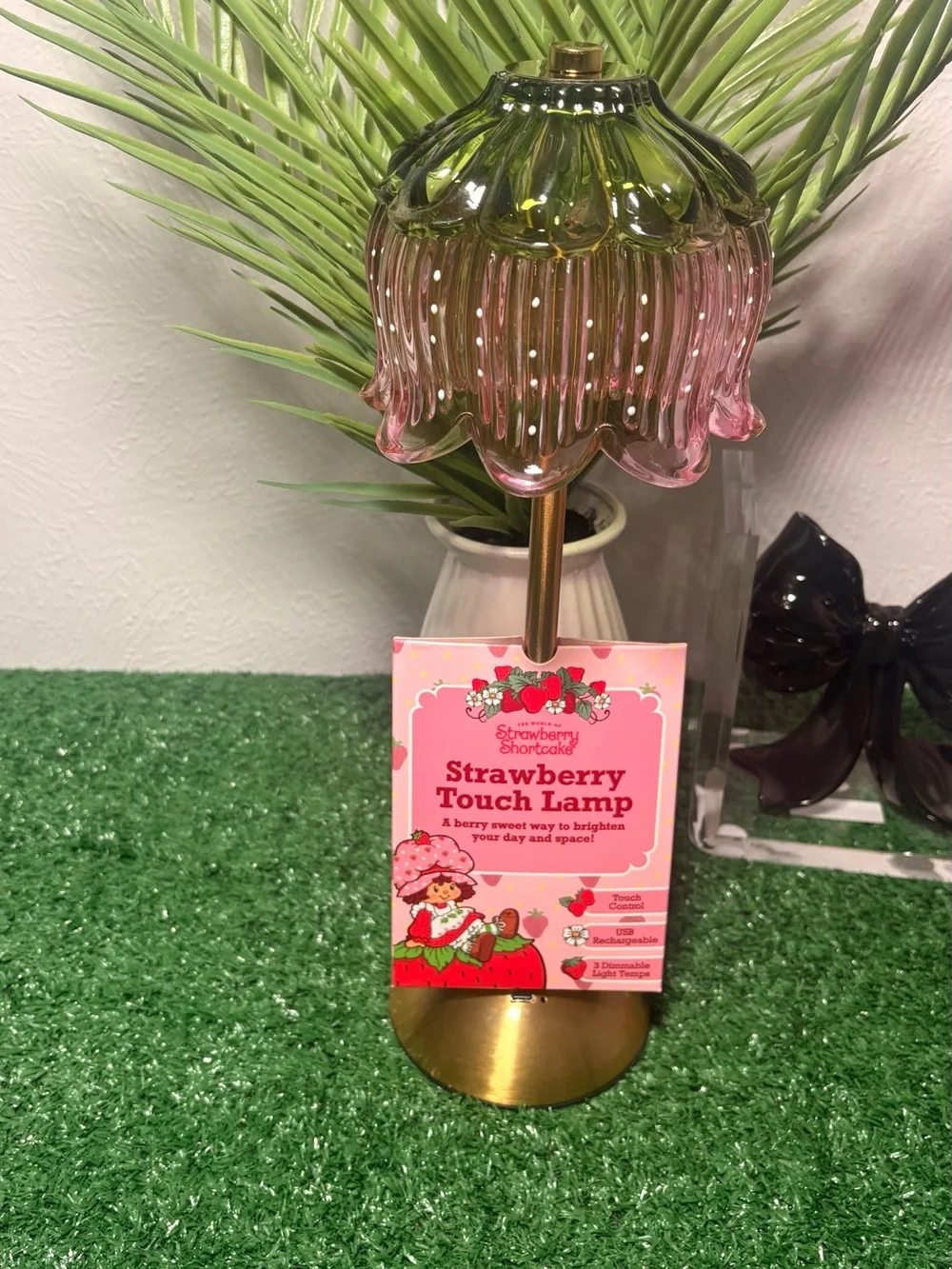 Strawberry Shortcake  Touch Lamp USB Rechargeable 3 Dimmable Settings